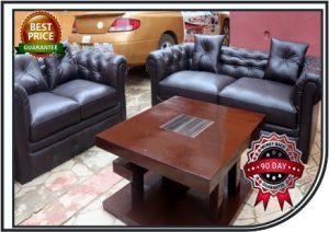 Artdeco Canada Leather Set Sofa
